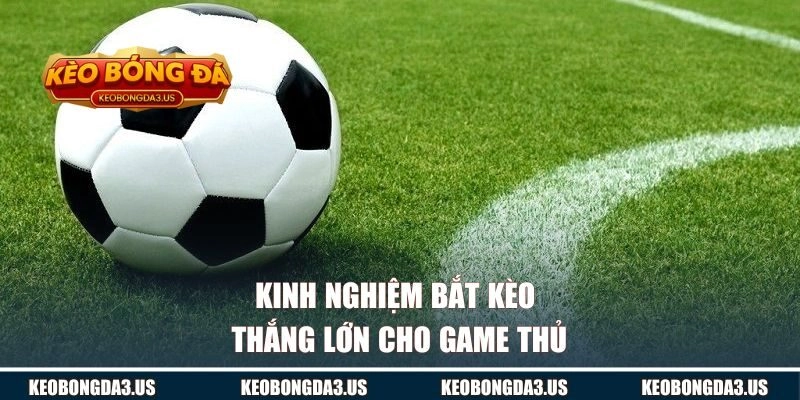 Kinh nghiệm bắt kèo thắng lớn cho game thủ