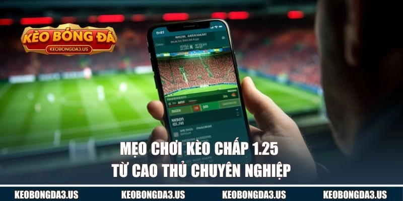 Mẹo chơi kèo chấp 1.25 từ cao thủ chuyên nghiệp
