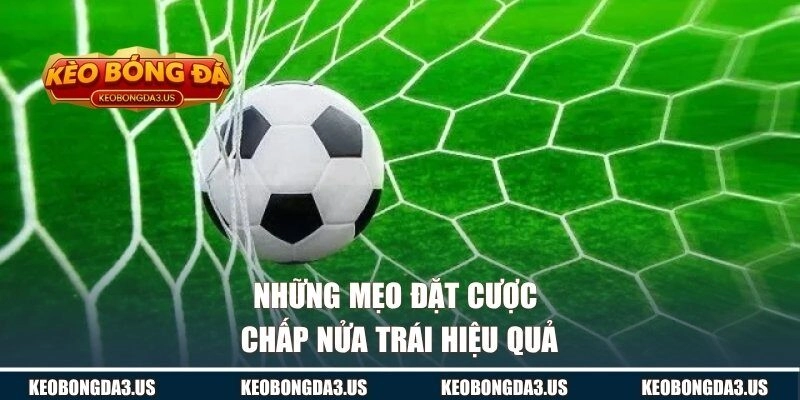 Những mẹo đặt cược chấp nửa trái hiệu quả