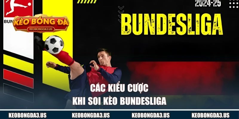 Các kiểu cược thịnh hành khi soi kèo Bundesliga